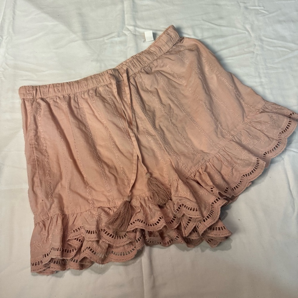 Shabby Chic Blush Ruffle Pajama Set - Picture 5 of 7